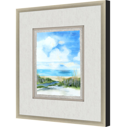 Seaside II Framed Exclusive Giclee Art angle view