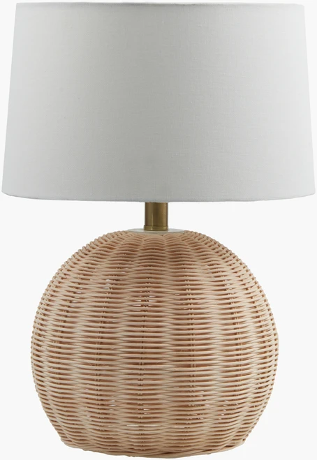 Morris Island Woven Rattan Accent Lamp