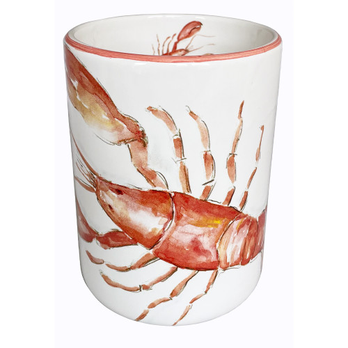 Lobster Wine Bottle or Utensil Holder 