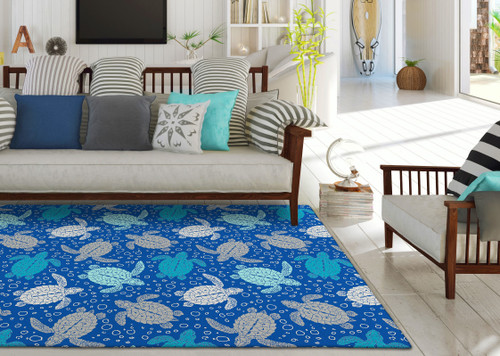 20x30 Life Saving Lab Washable Rug - Coastal Cottage