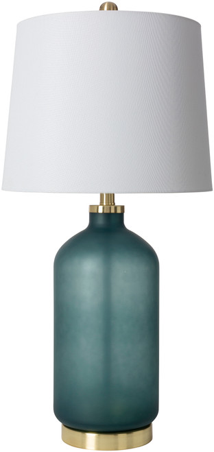Offshore Teal Frosted Glass Table Lamp