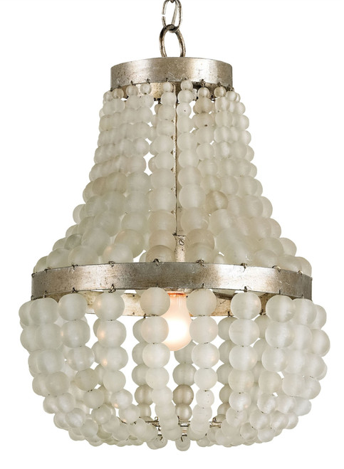 Chanteuse Small Beaded Frosted Chandelier