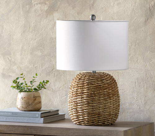 Martinique Woven Natural Rattan Lamp lifestyle image