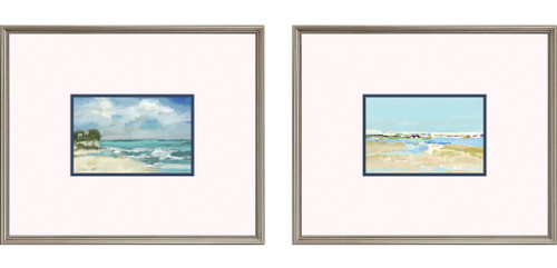 Perfect Day at the Shore - Set of Two Framed Images