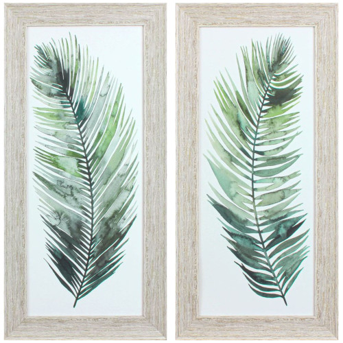 Dancing Palms Set of Two Framed Prints