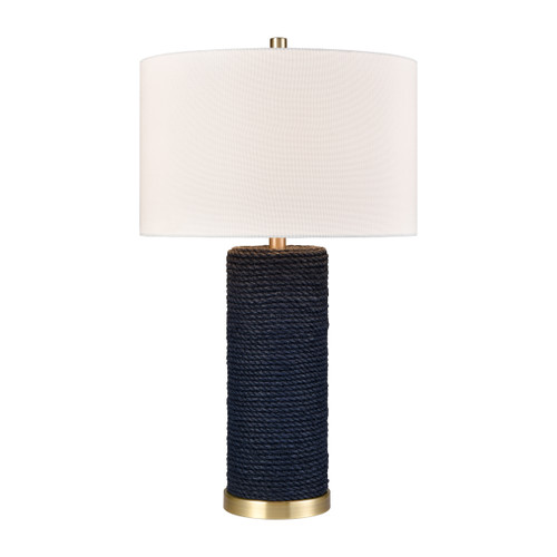 Windward Navy Blue Rope Wrapped Table Lamp 