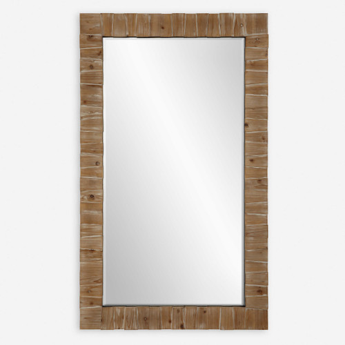 Kiana Driftwood Washed Wood Framed Mirror