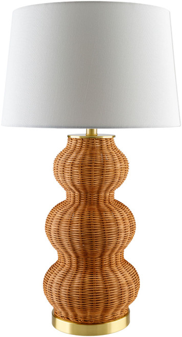 Panama Curvy Woven Accent Table Lamp