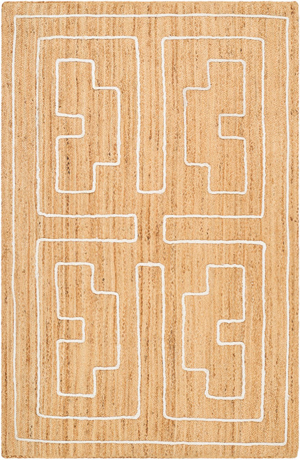 Cayucos Maze Braided Jute Rug