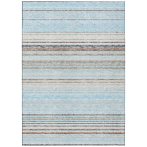 Driftwood and Sky Striped Area Rug 