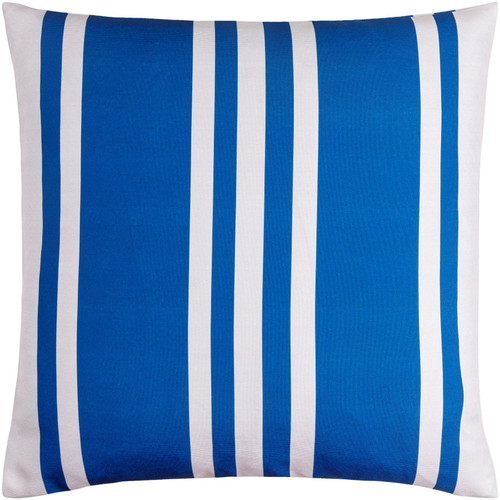Fathoms I Royal Blue and White Stripe 20 x 20 Pillow