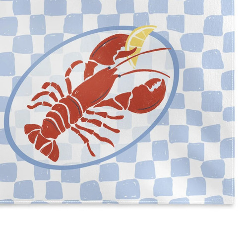 Fresh Lobster Placemats close up design