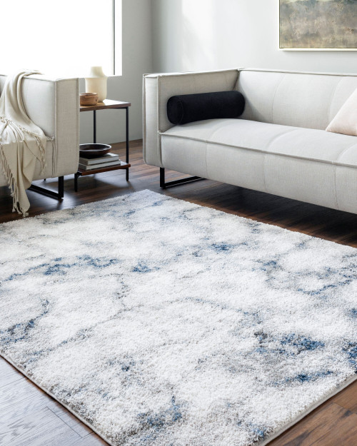 Portofino Sea Swirls Plush Machine Woven Rug room idea