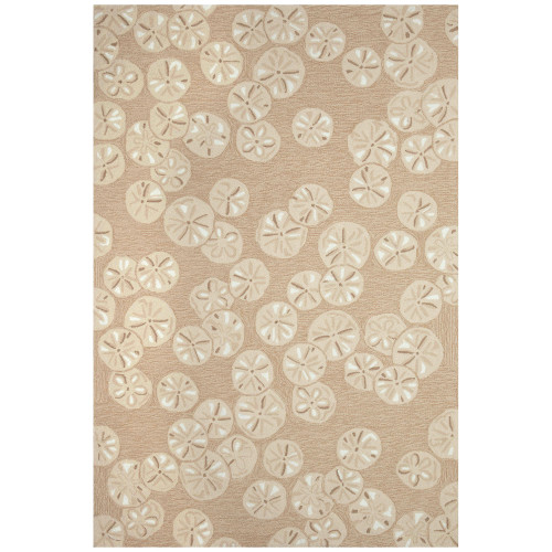 Sandy Shore Sea Biscuit Hand-Tufted Area Rug