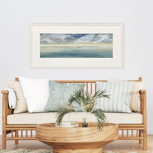 Seaview Marine Mist II Framed Ocean Art room idea
