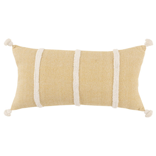 Fidalgo Isle Gold and Cream Oblong Pillow