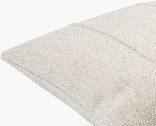 Mariana Ivory Decorative 22 x 22 Throw Pillow corner