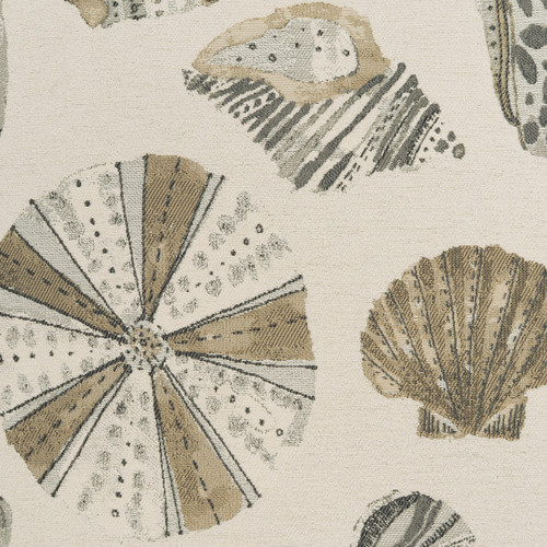 South Beach Shells 22 x 22 Pillow close up