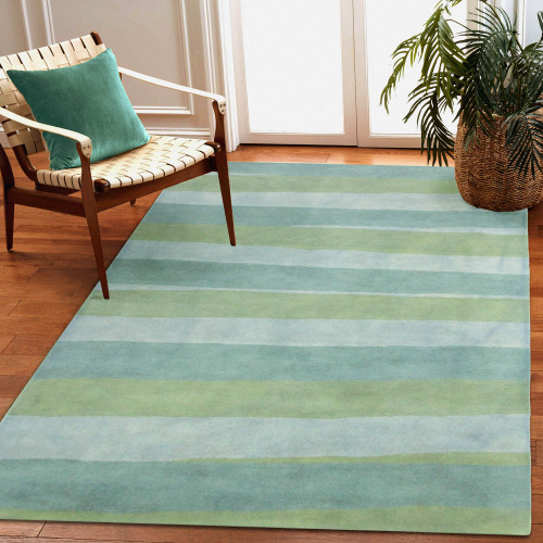 Seabrook Stripes Wool Area Rug.room