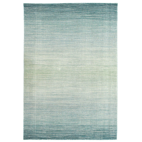 Aruba Sea Breeze Aqua Ombre Wool Woven Rug