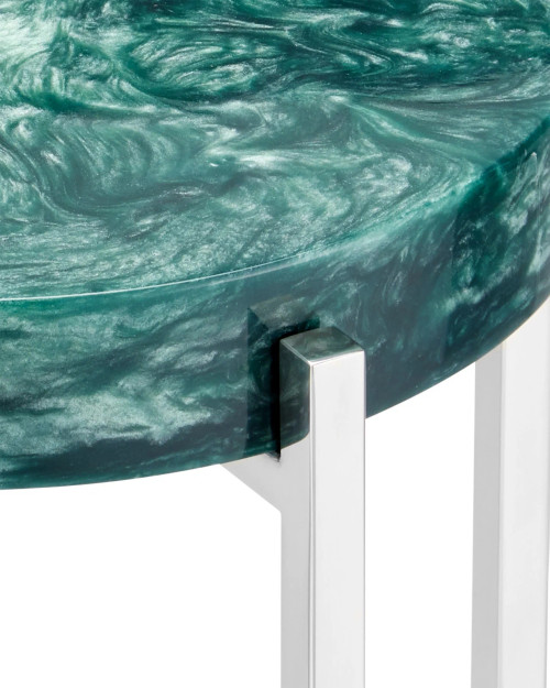 Teal Lagoon Drinks Table close up
