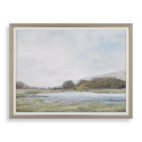 Serene Marsh Vista Landscape Art