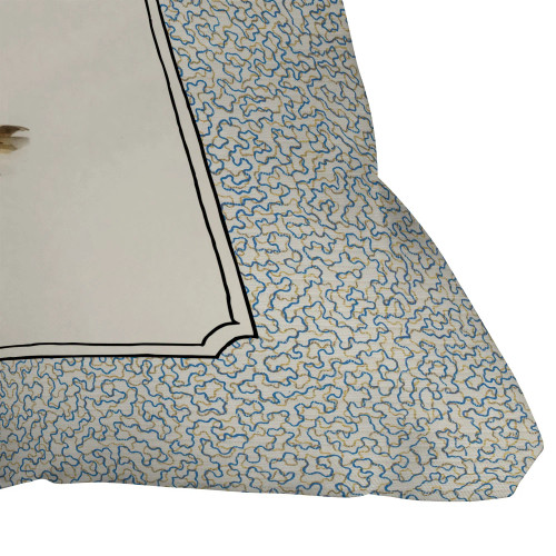 Balancing Sandpiper Indoor Pillow corner