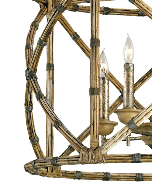 Palm Beach Lantern Chandelier close up