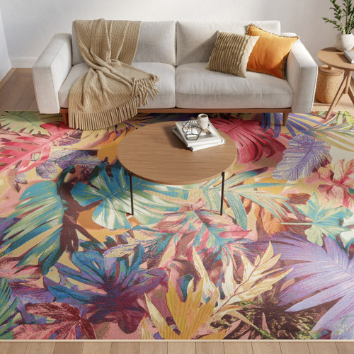 Palmera Grove Vibrant Indoor-Outdoor Rug indoor 1