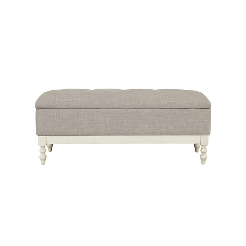 Havenport Tufted Storage Bench front view