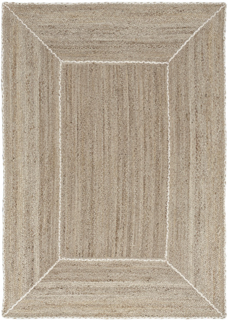 Terrazzo Coast Grey Natural Braided Jute Rug