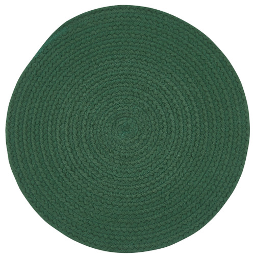 Essex Woven Green Round Set of Four Place Mats