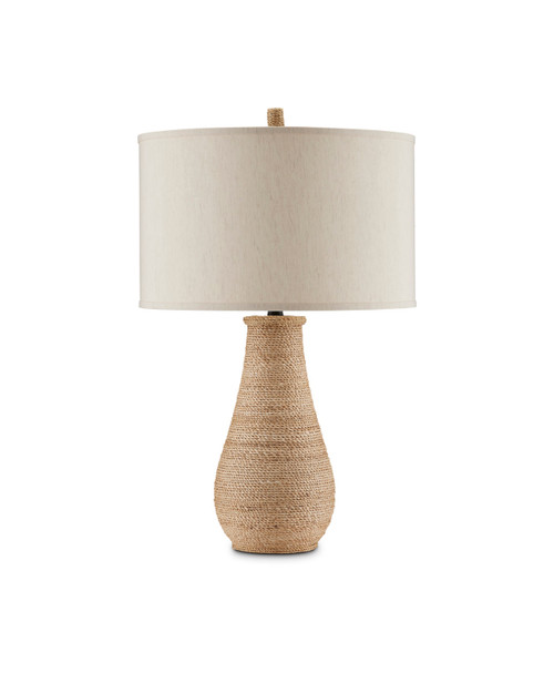 Joppa Abaca Rope Wrapped Table Lamp light off