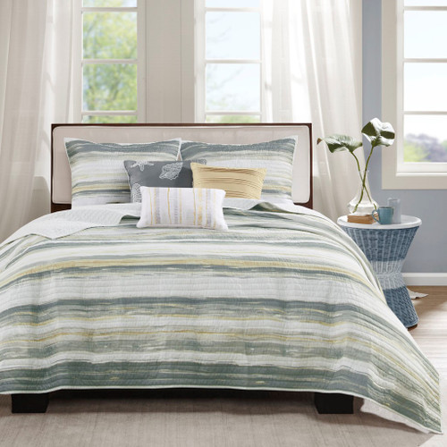 Marina Sunshine and Sand 6-Piece Quilted Set