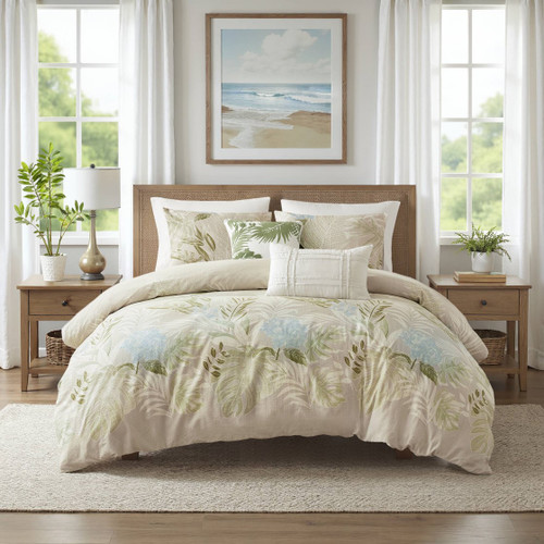 Jones Island King Duvet Collection with Throw Pillows