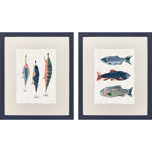 Catch of the Day Set of Two Wall Art