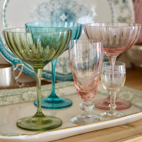 Pink Sensa Fancy Coupe Glasses pictured with other styles and colors