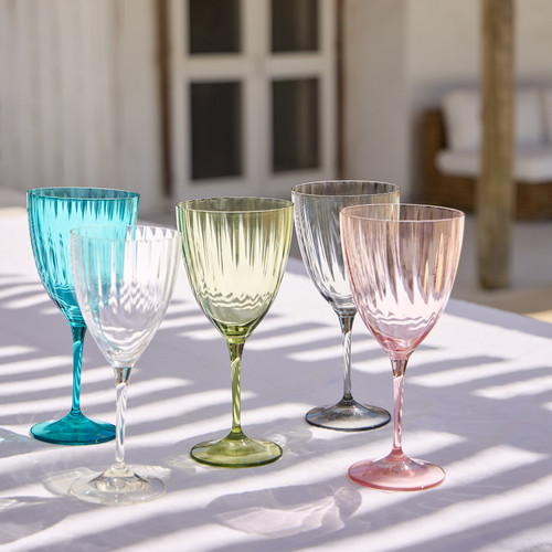  Sea Green Sensa Water-Wine Glasses with other colors