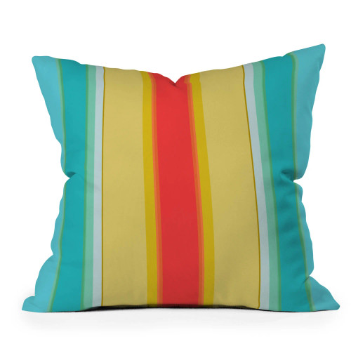 Deck Chair Striped Indoor-Outdoor Pillow