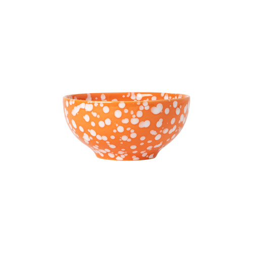 Tangerine Polka Dot Rafaela Cereal Bowl