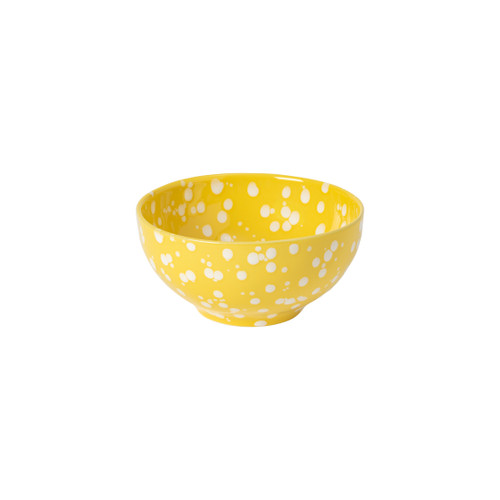 Daffodil Yellow Polka Dot Rafaela Cereal Bowl 