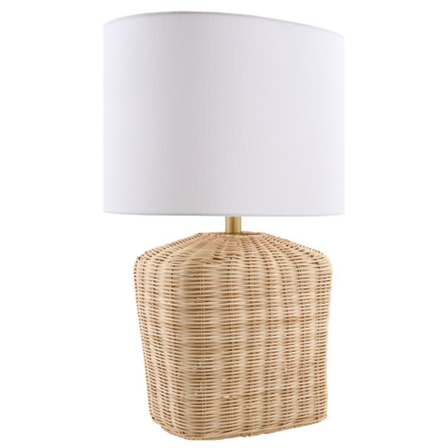 Julia Woven Rattan Accent Lamp