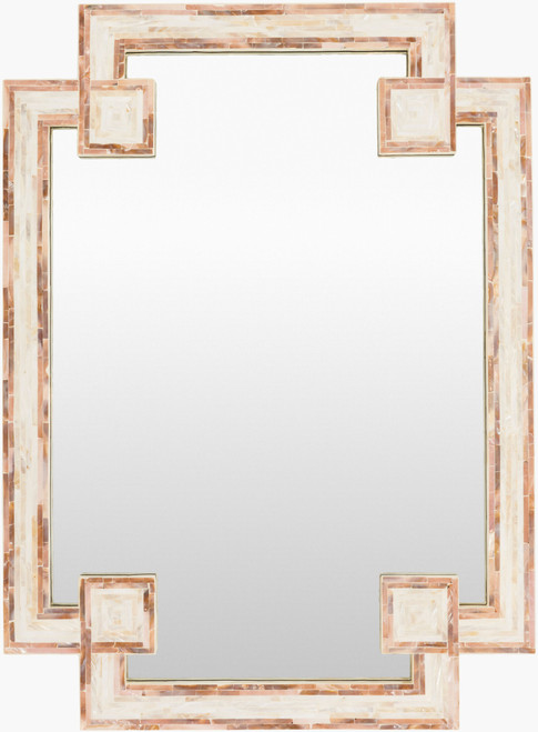 Shorebank Mother of Pearl Shell Framed Mirror main image
