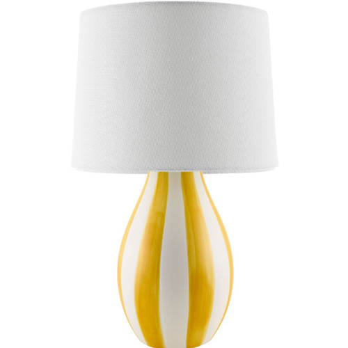 Yellow Cabana Accent Table Lamp