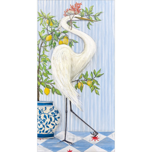 Crowned Crane I Exclusive Giclee Art