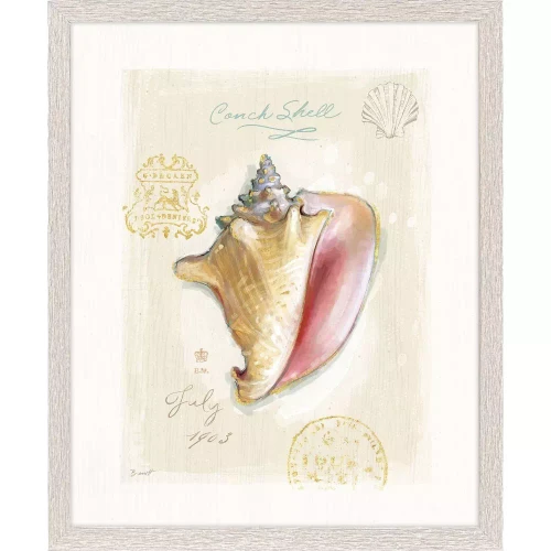 Coastal Wonders Set of Four Framed Art Decor image 1