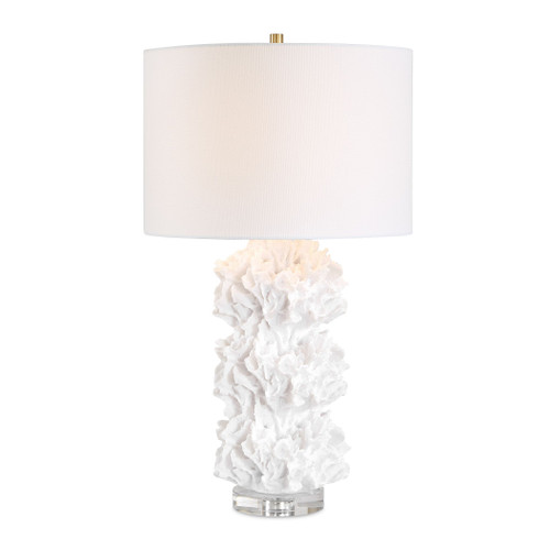 Cambria White Coral Table Lamp