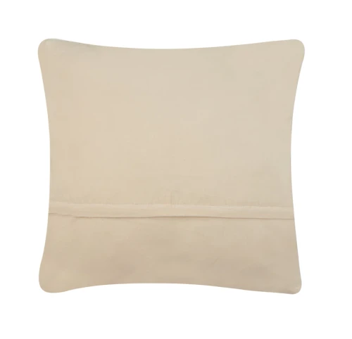 Holiday Lobster Wool Hooked Pillow back of pillow