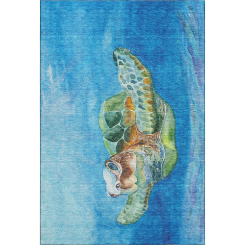 Ocean Sea Turtle Area Rug
