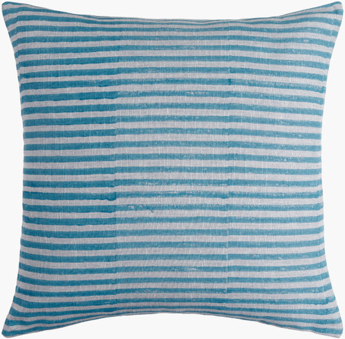 Marseilles Linen Blue Stripe 20 x 20 Pillow